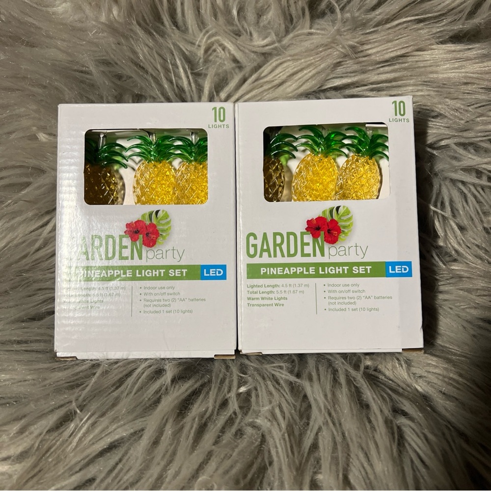 Garden Party Pineapple LED Light Set